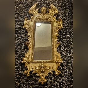 Antique 19th Century Italian hand carved gilded gild mirror